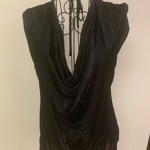 French Connection black size M nylon dress shirt